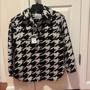 Primark Black and White Houndstooth Kids Jacket